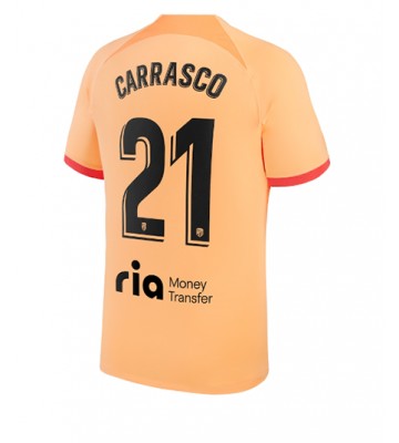 Atletico Madrid Yannick Carrasco #21 Tredjedrakt 2022-23 Kortermet